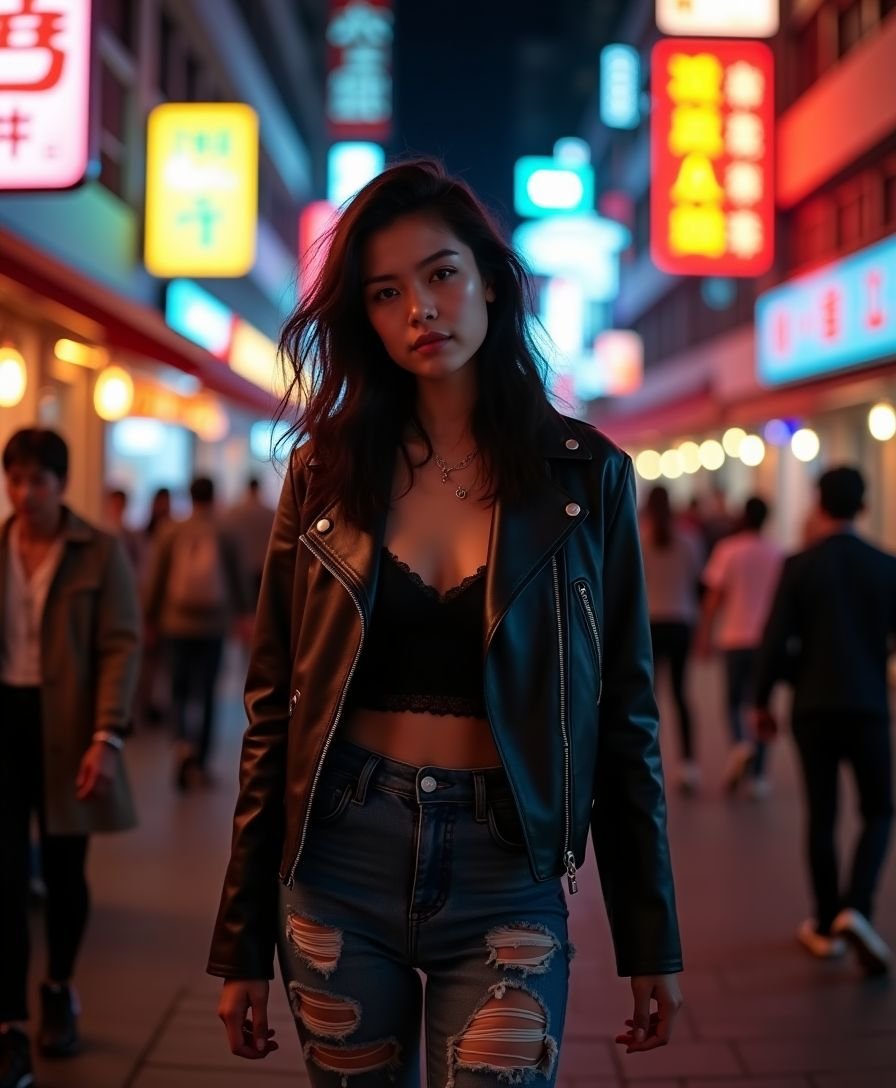 旺角街头的飒爽英姿