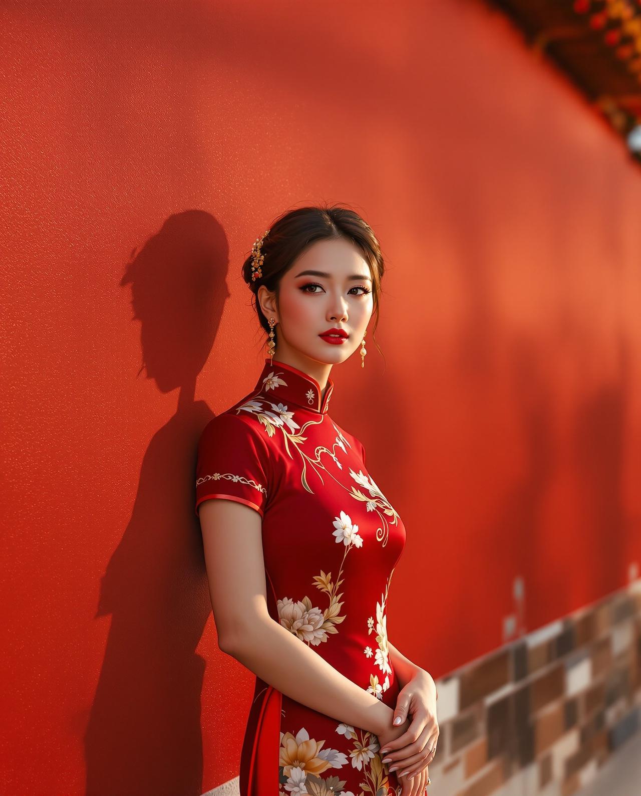 红墙黛瓦的古都风情