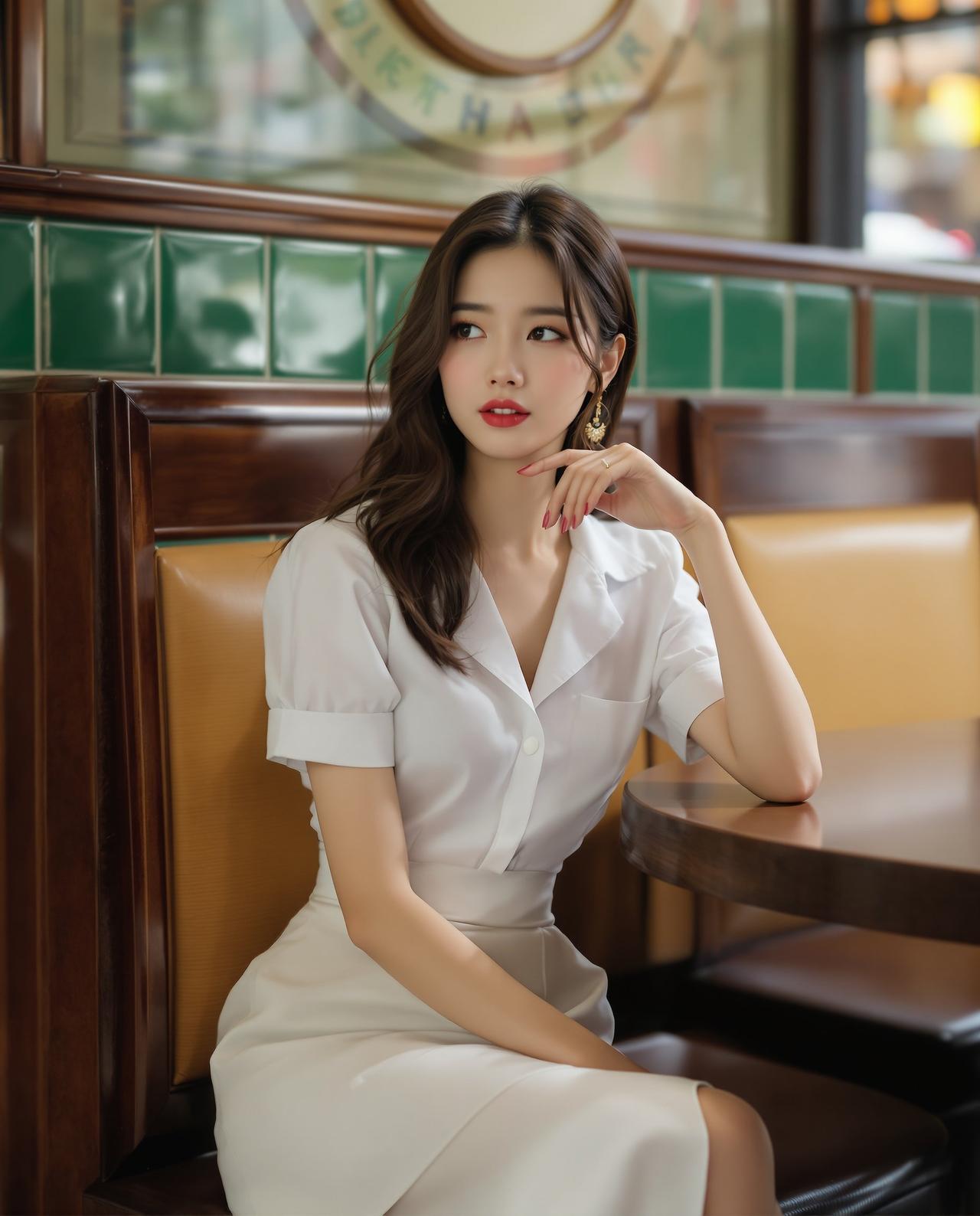 港式茶餐厅里的文艺少女