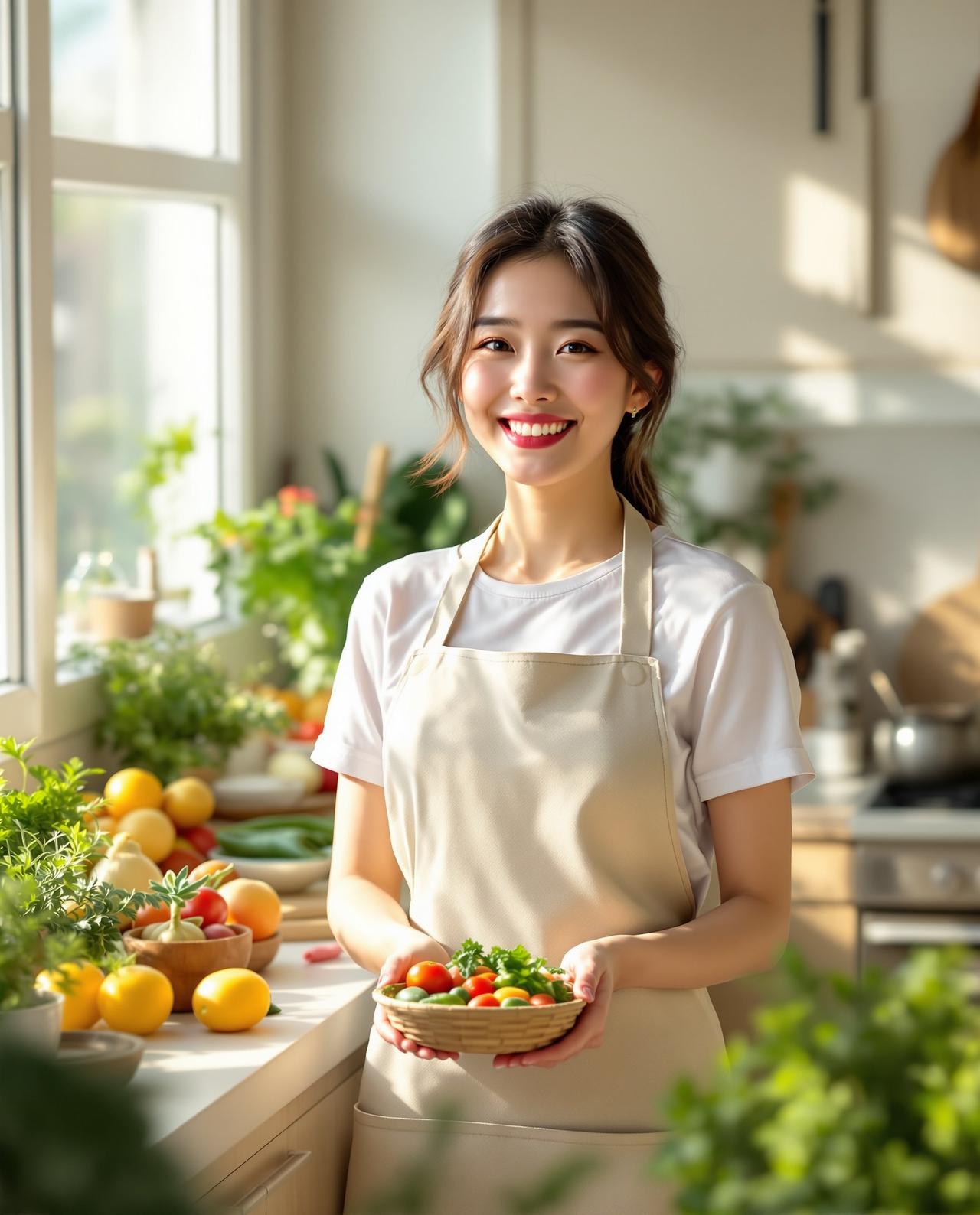 美食网红的厨房魅力